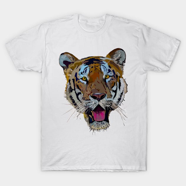 Royal Bengal Tiger T-Shirt by michdevilish